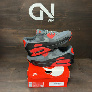 Nike Air Max 90 'Iron Grey Fire Red' - Image 1