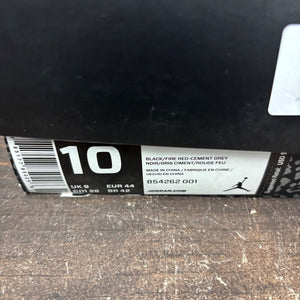 Jordan 3 Retro Black Cement (2018) Size 10 (Pre-Owned) - aux