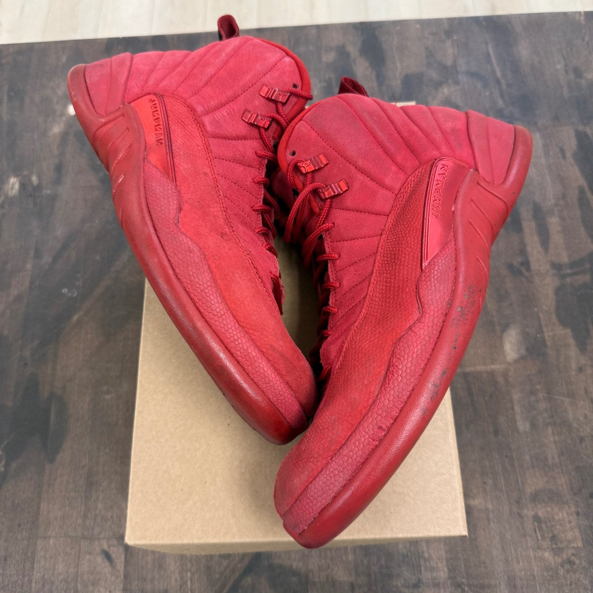 Jordan 12 Retro Gym Red (2018) Size 13 (Pre-Owned) - Image 1