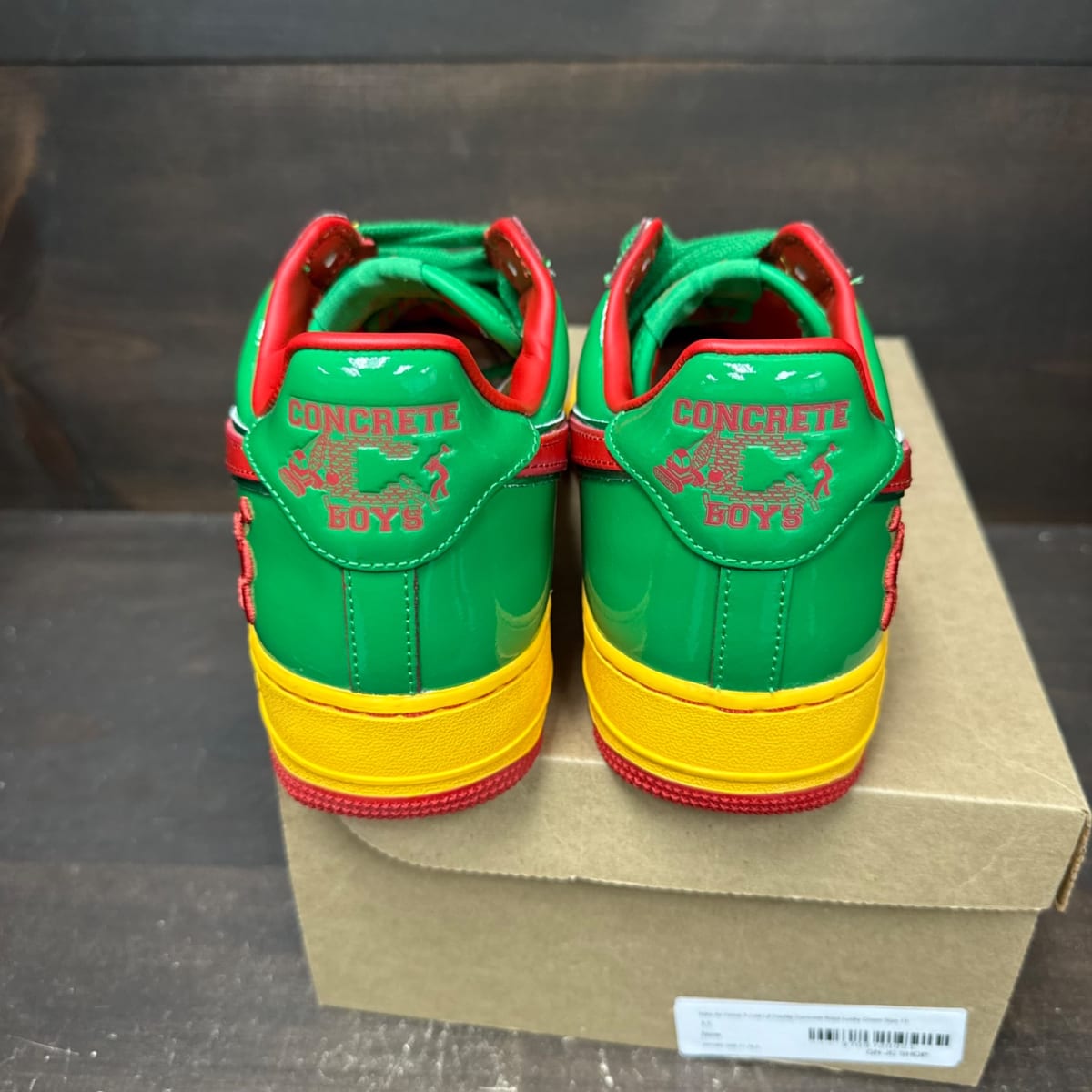 Nike Air Force 1 Low Lil Yachty Concrete Boys Lucky Green Size 11 - sole