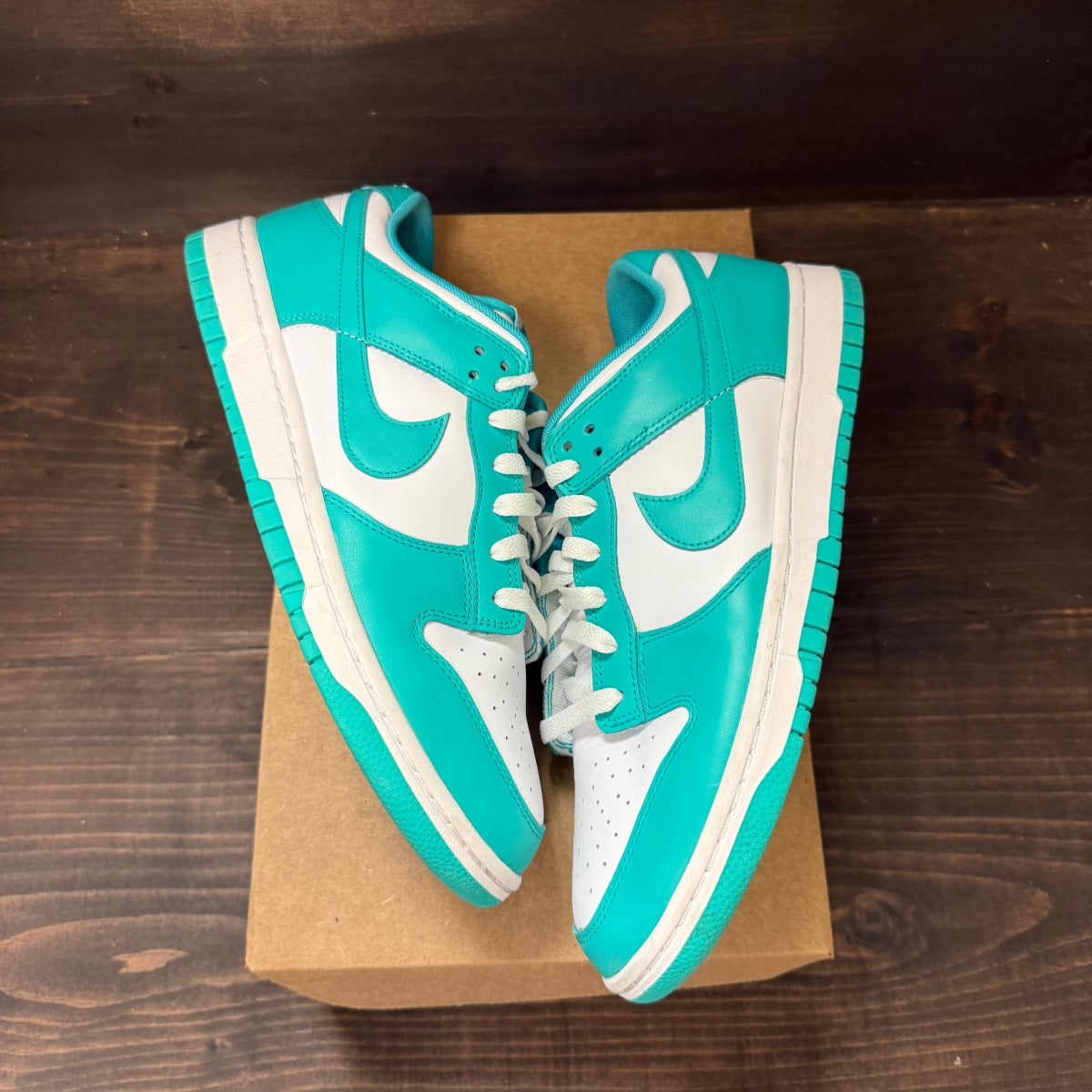 Nike Dunk Low Clear Jade Size 11 (Pre-Owned) - Image 2