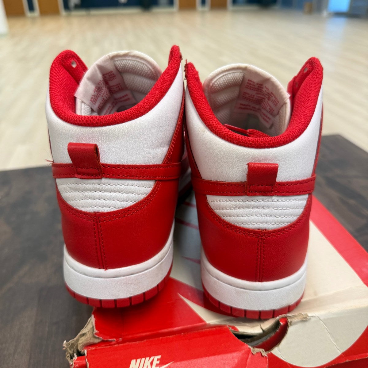 Nike Dunk High Championship White Red - Image 4
