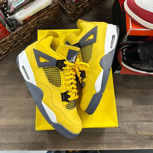 Jordan 4 Retro Lightning (2021) Size 13 (Pre-Owned) - Image 1