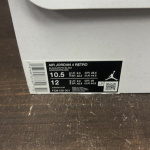 Jordan 4 Retro White Thunder Size 10.5 (Pre-Owned)