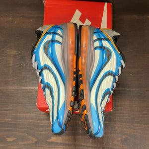 Nike Air Max Deluxe Photo Blue Orange Peel Size 9 (Pre-Owned) - aux