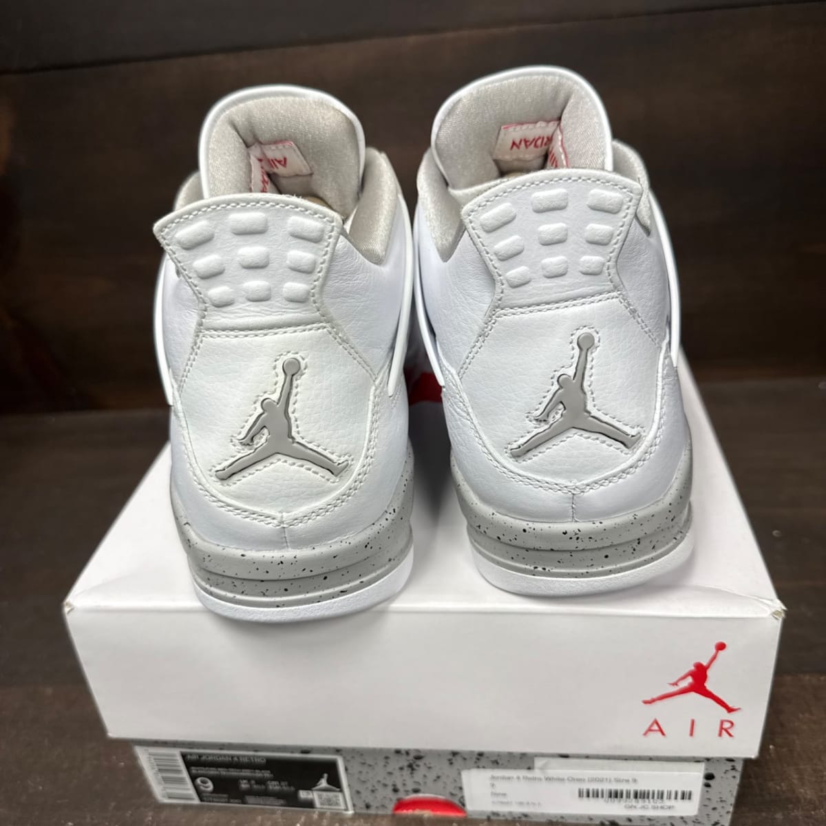 Jordan 4 Retro White Oreo (2021) Size 9 - sole