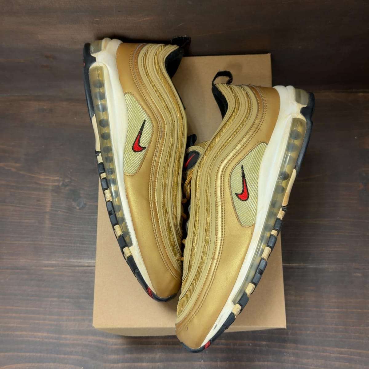 Nike Air Max 97 Metallic Gold (2017/2018) Size 13 (Pre-Owned) - back