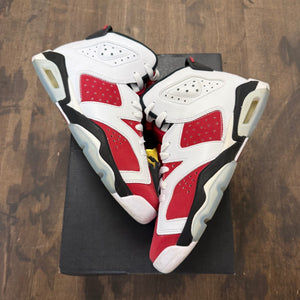 Jordan 6 Retro Carmine (2021) (GS) - Image 1