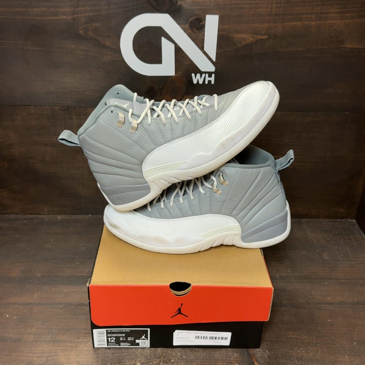 Jordan 12 Retro Stealth Size 12 (Pre-Owned) - front