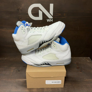 Jordan 5 Retro White Stealth (2021) Size 12 (Pre-Owned) - front
