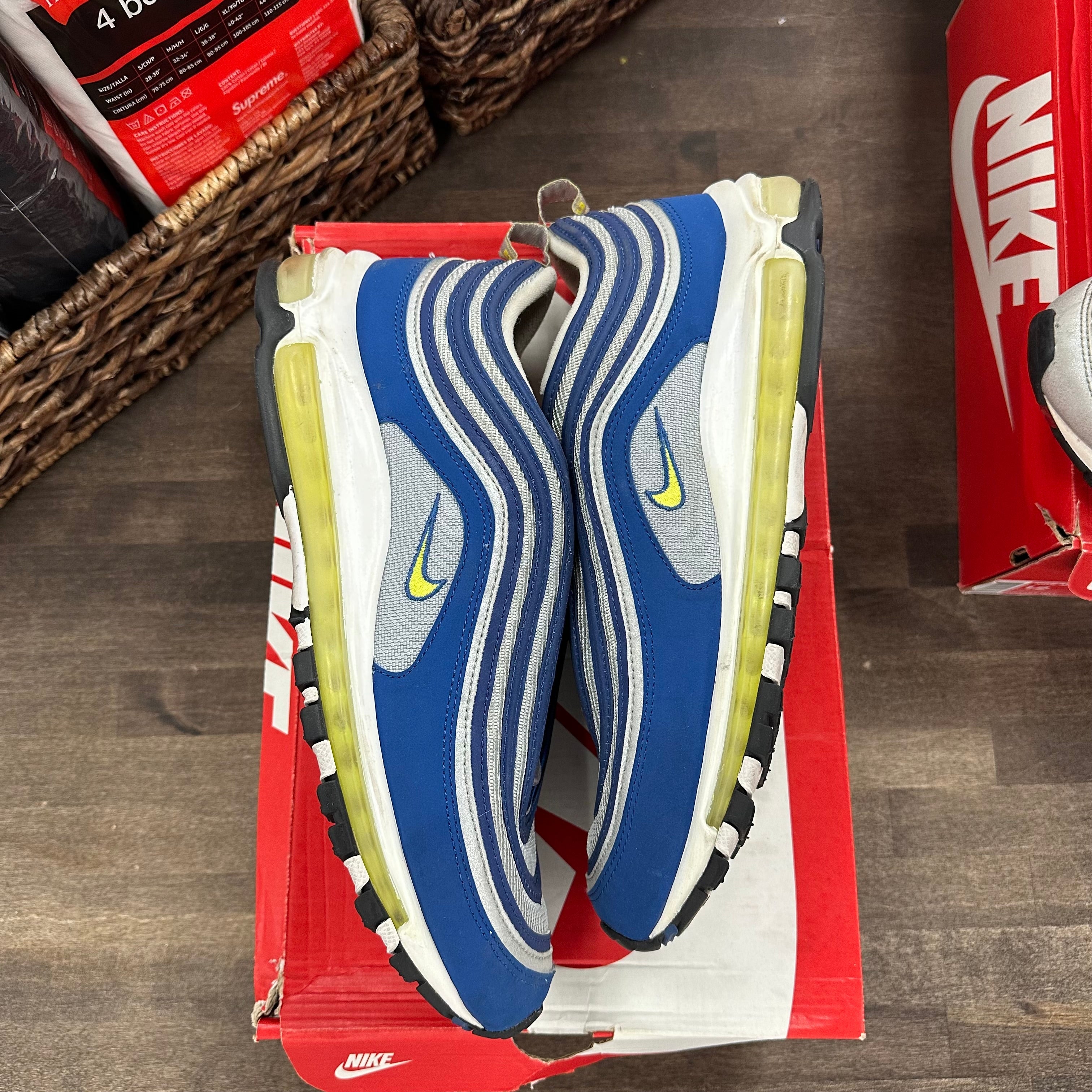 Nike Air Max 97 OG Royal Neon (Men's) (US 12) (USED) Size 12 (Pre-Owned) - Image 1
