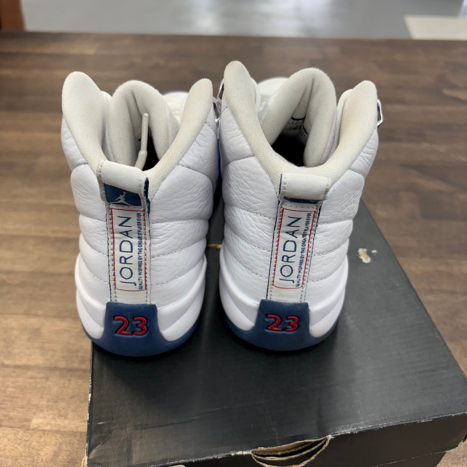 French Blue Jordan 12 (GS) (USED, Replacement Box)