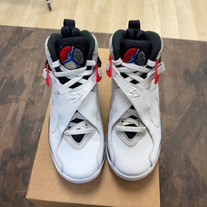 Jordan 8 Retro White True Red (2025) (GS) Size 6.5Y (Pre-Owned) - Image 2