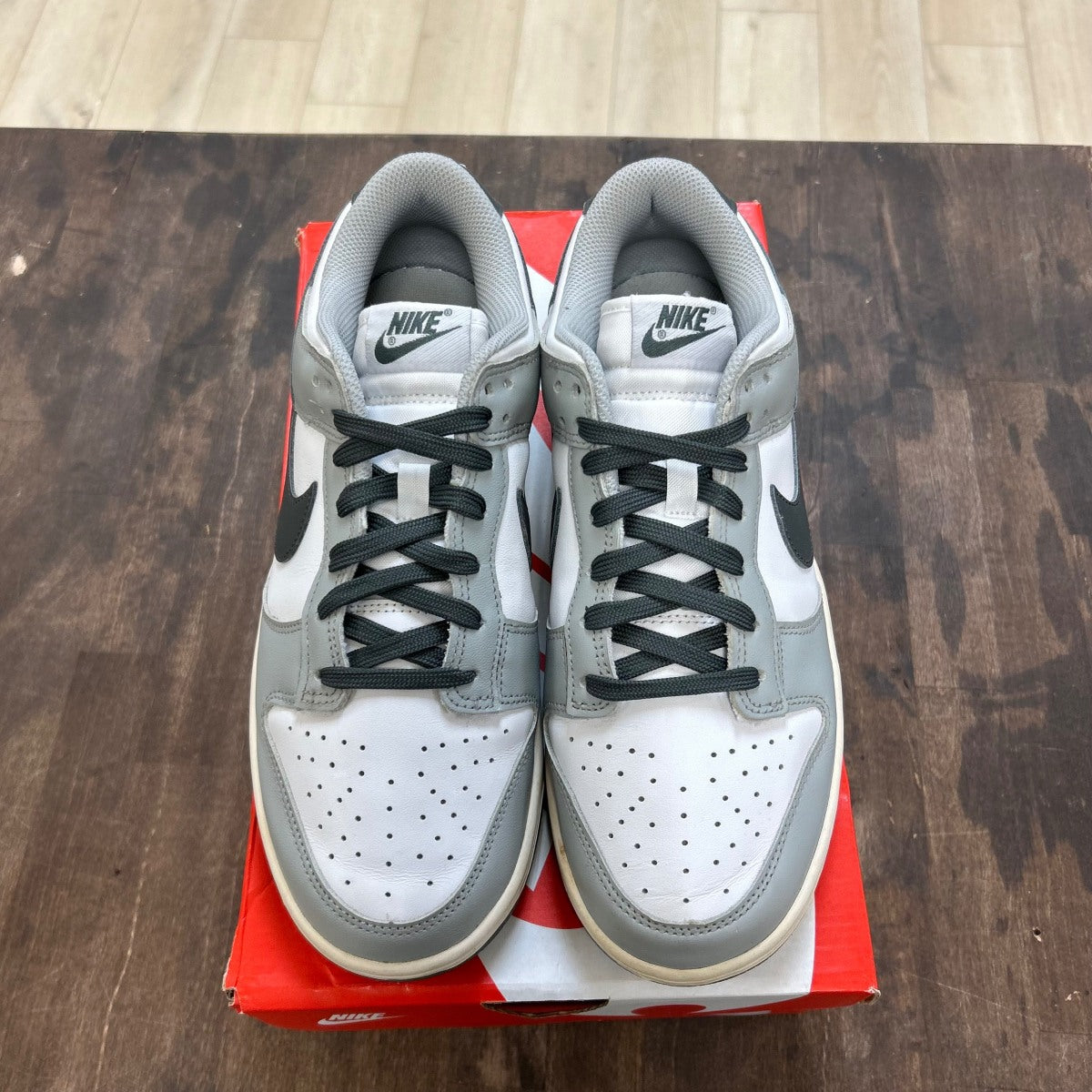 Nike Dunk Low Light Smoke Grey (Women's) Size 10W (Pre-Owned) - Image 2