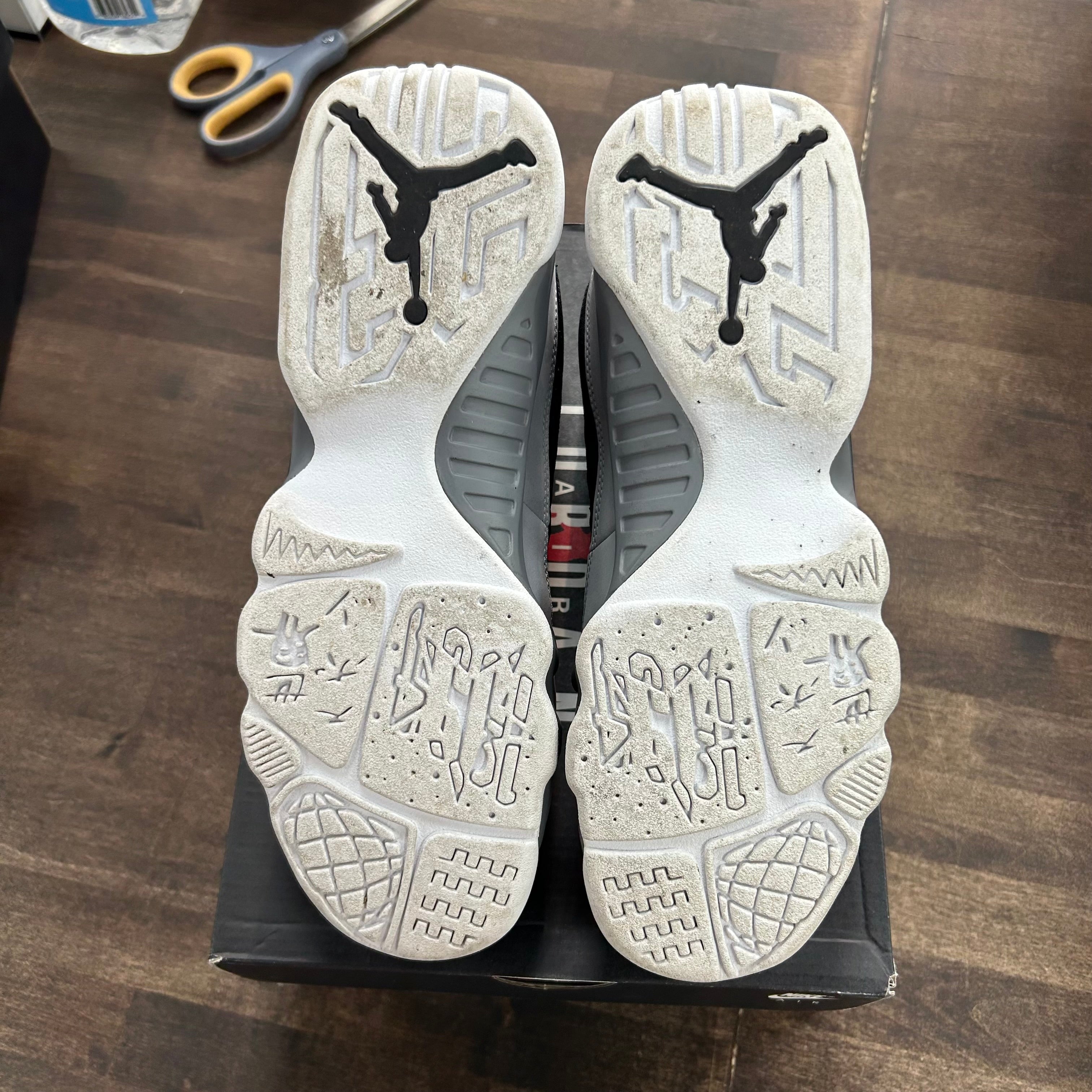 Jordan Particle Grey Jordan 9 Retro (USED) Size 7Y (Pre-Owned) - Image 5