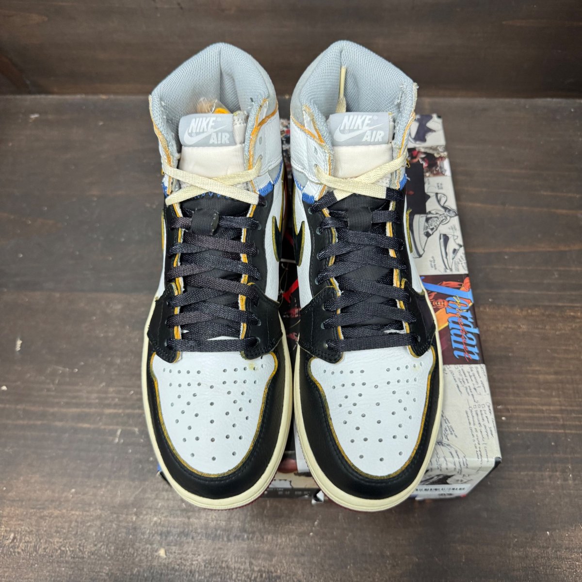 Jordan 1 Retro High Union Los Angeles Black Toe Size 8.5 (Pre-Owned) - side