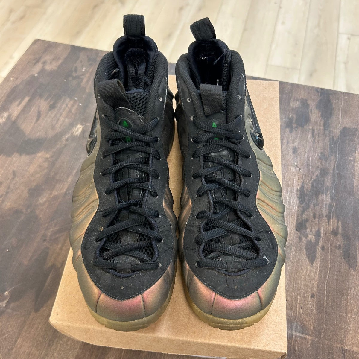 Nike Air Foamposite Pro Gym Green Size 10 (Pre-Owned) - Image 2