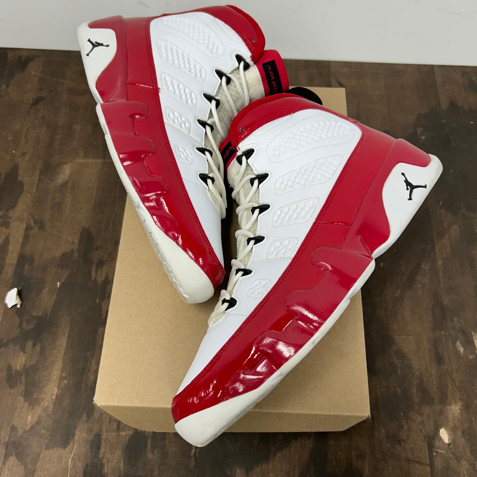 White Gym Red Jordan 9 (Used, No Box)
