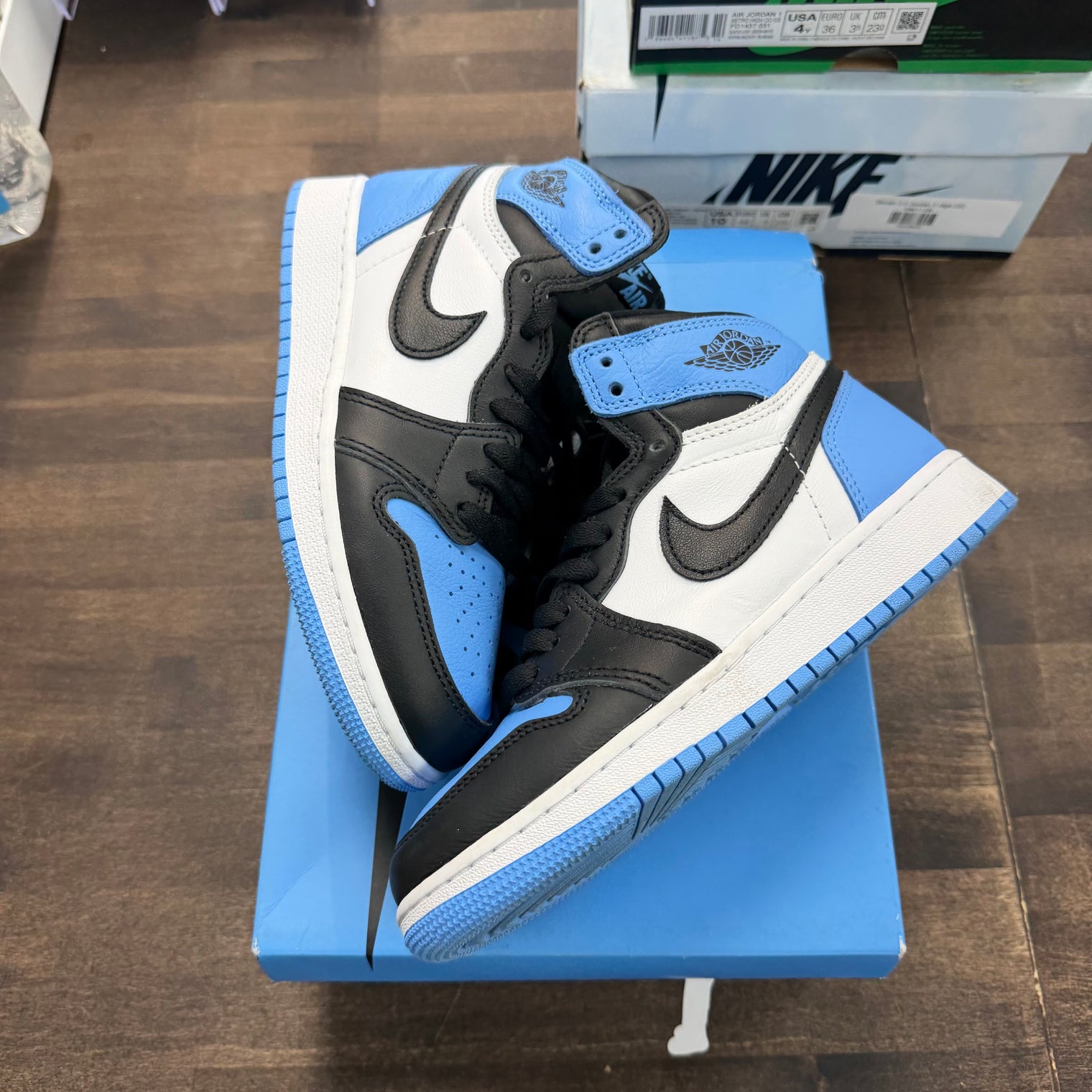 UNC Toe Jordan 1 High (GS) (USED)