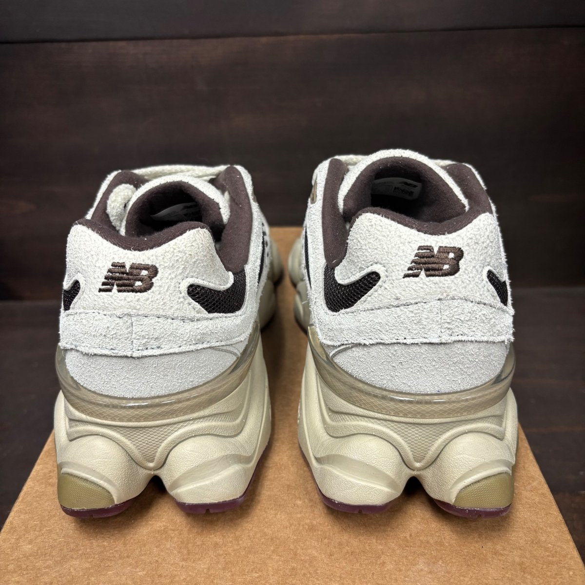 New Balance 9060 Sydney McLaughlin-Levrone Linen Black Coffee Size 7 (Pre-Owned) - sole