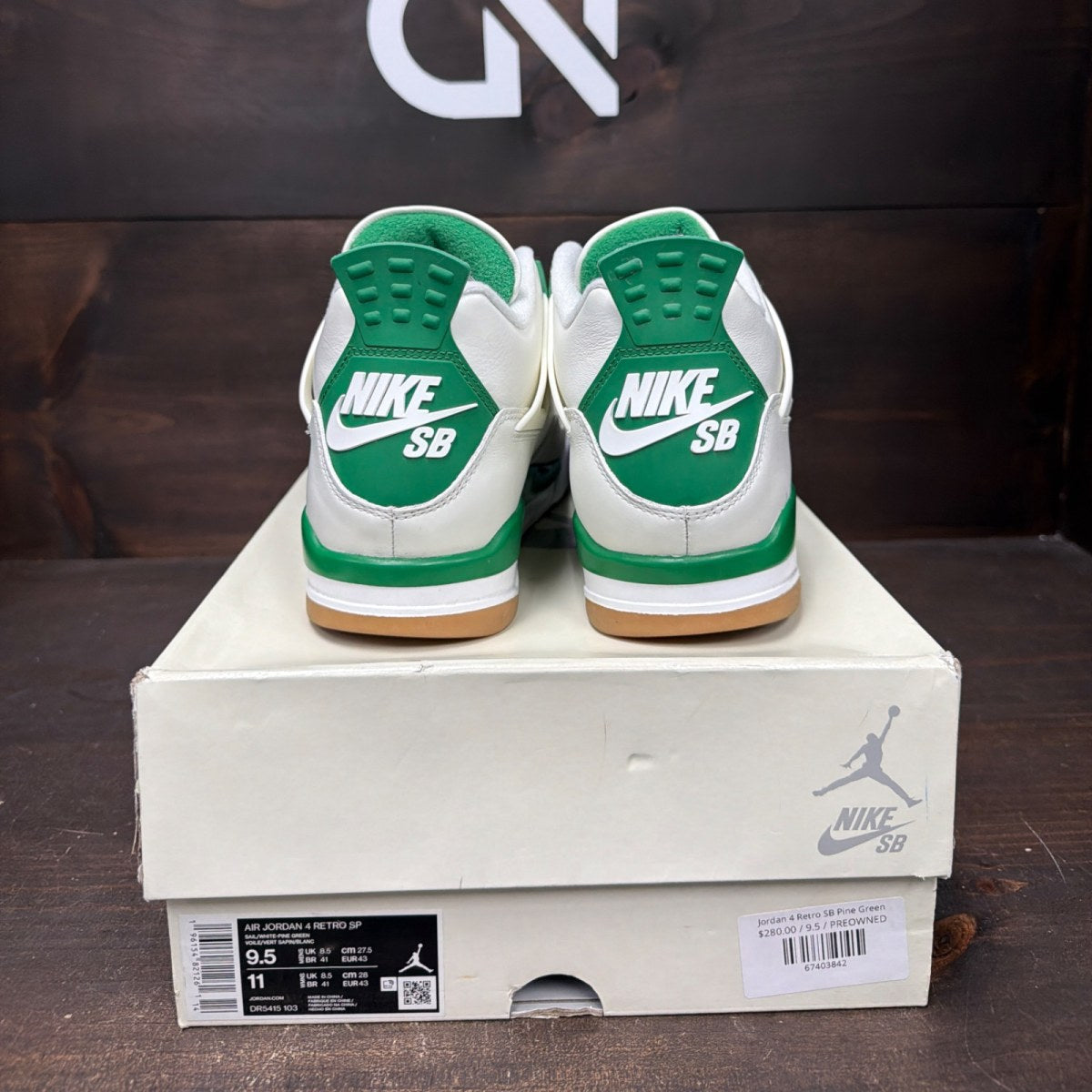 Jordan 4 Retro SB Pine Green - Image 4