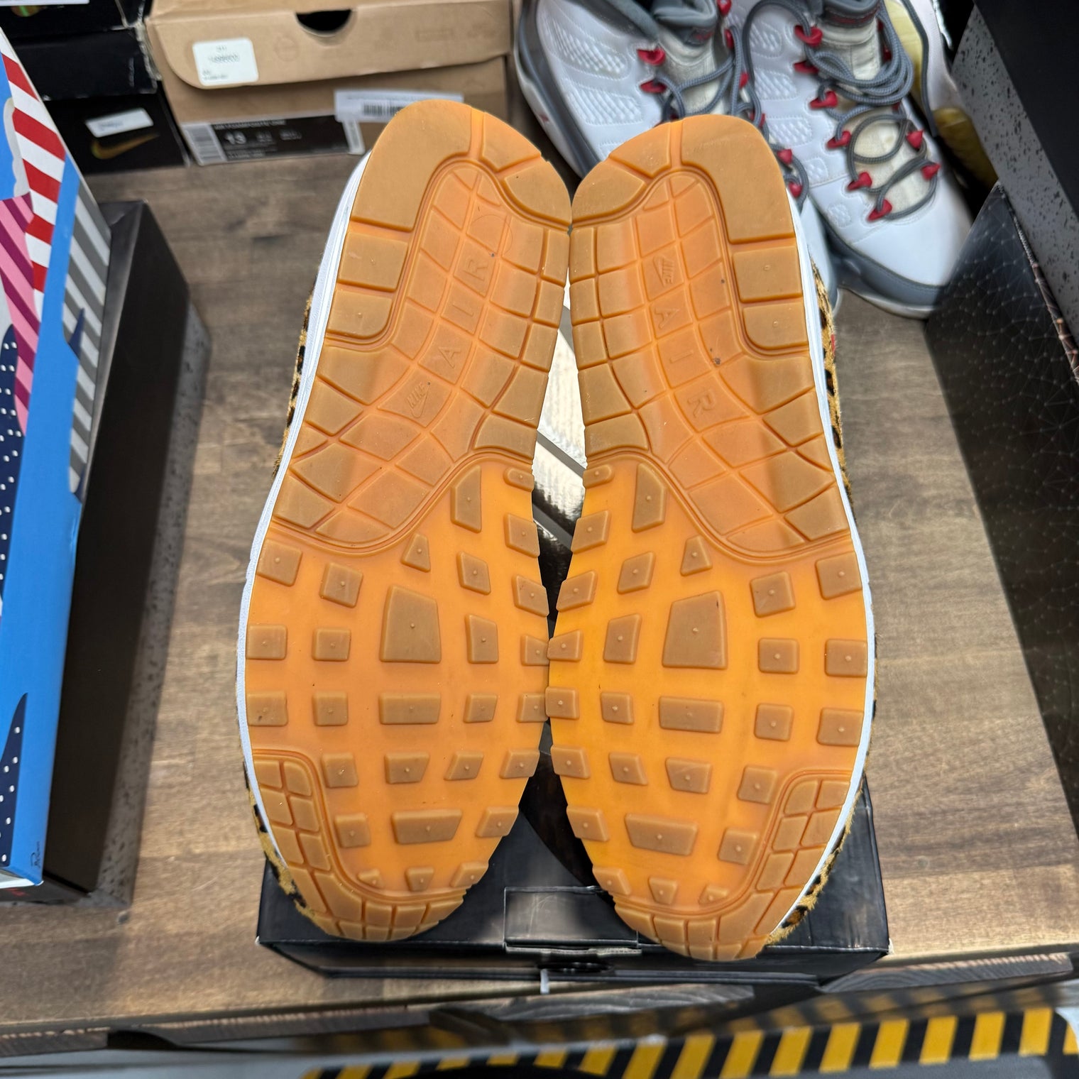 Nike Air Max 1 atmos Animal Pack 2.0 (All Black Box) (2018) (US 13) (Lightly Worn)