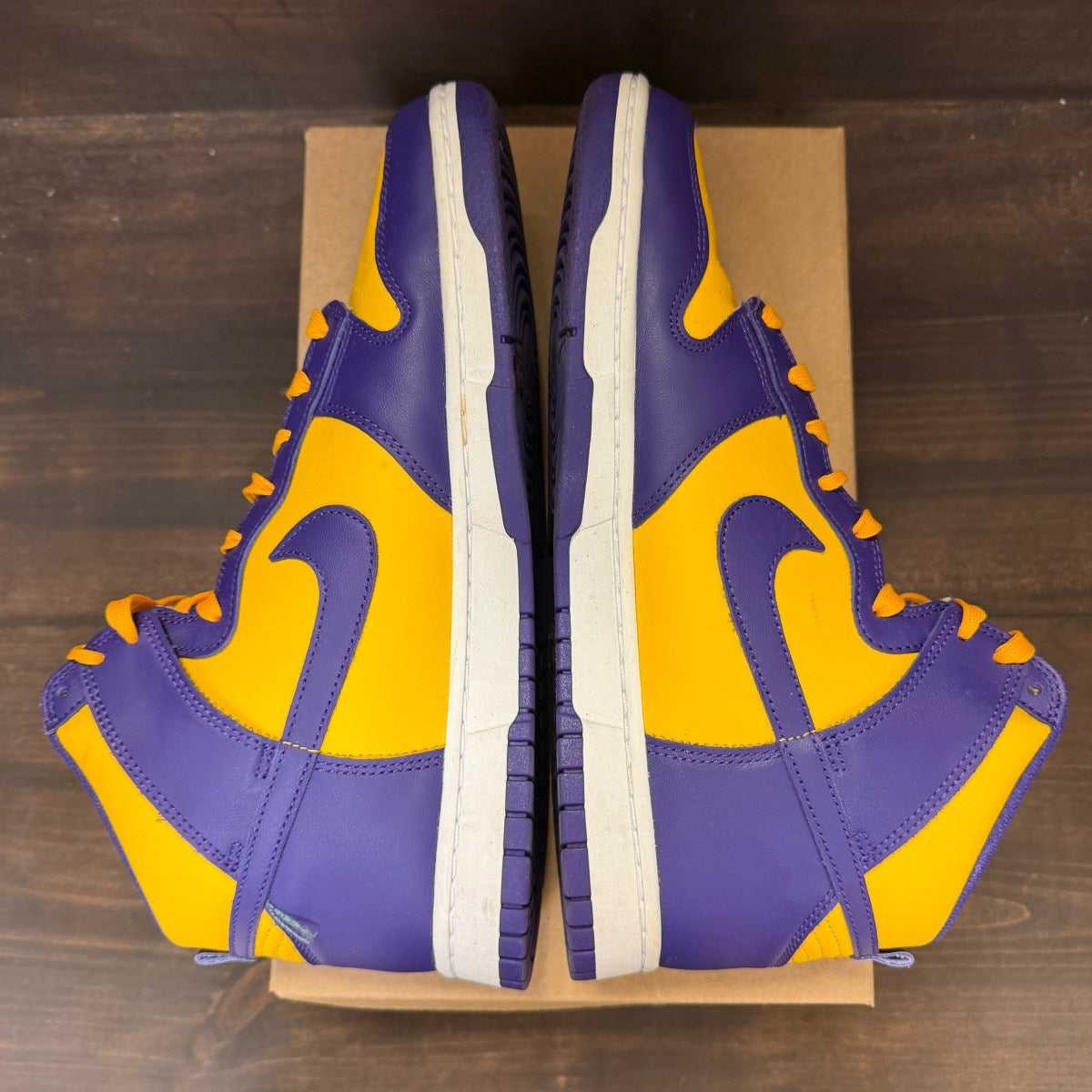 Nike Dunk High Lakers Size 11 (Pre-Owned) - Image 5