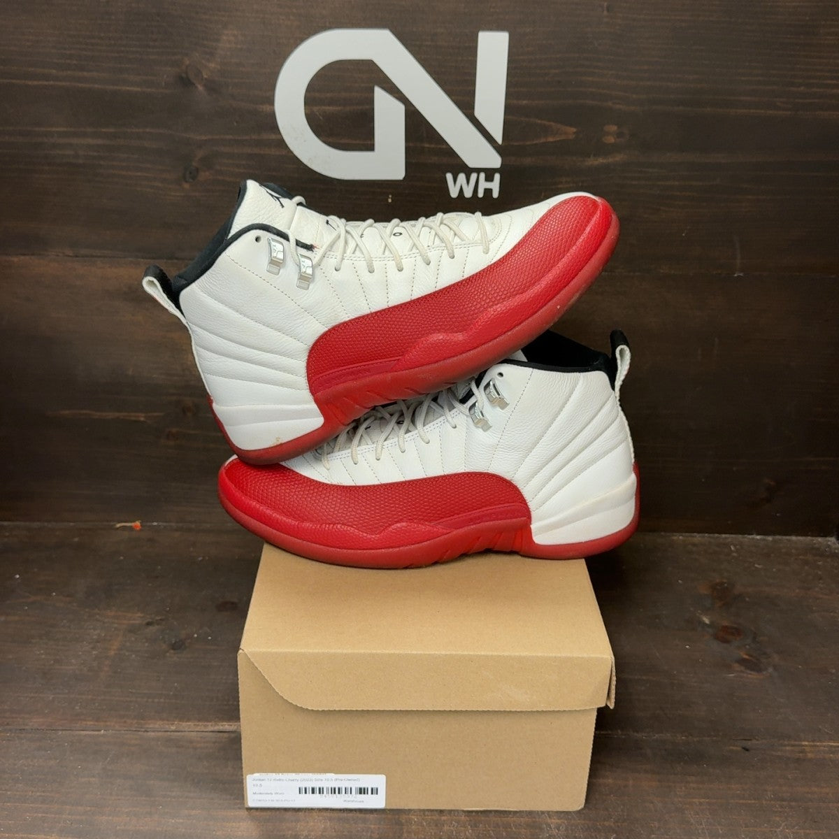 Jordan 12 Retro Cherry (2023) Size 10.5 (Pre-Owned) - front