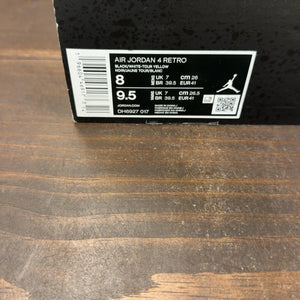 Jordan 4 Retro Thunder (2023) Size 8 (Pre-Owned) - aux