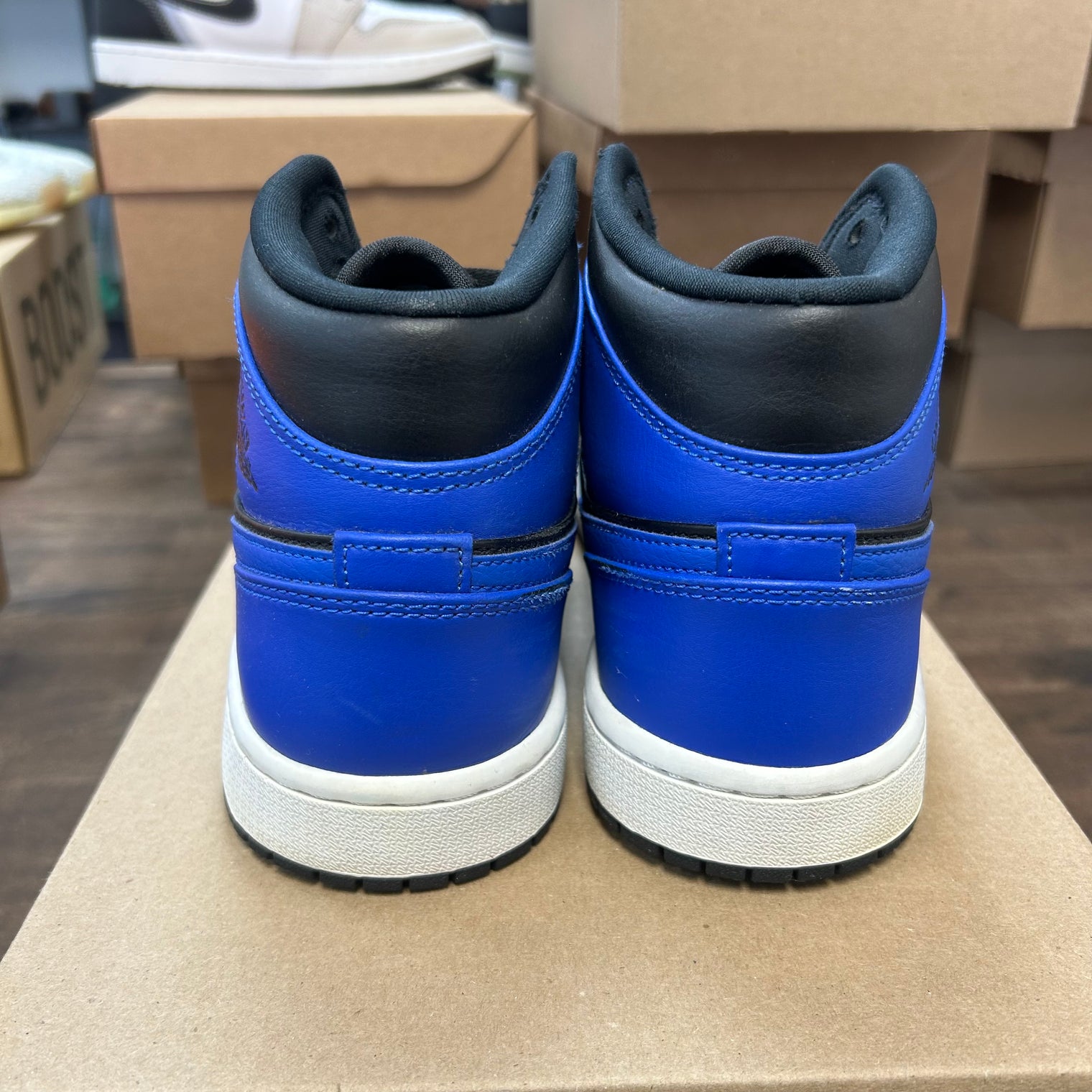 Tumbled Leather Hyper Jordan 1 Mid (USED, No Box)