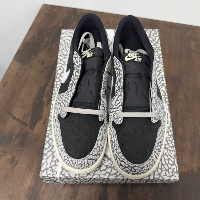 Black Cement Jordan 1 Low OG (Used)