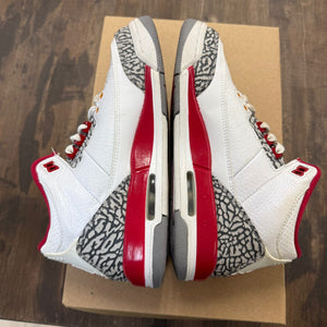 Jordan 3 Retro Cardinal (GS) Size 5.5Y (Pre-Owned) - Image 4