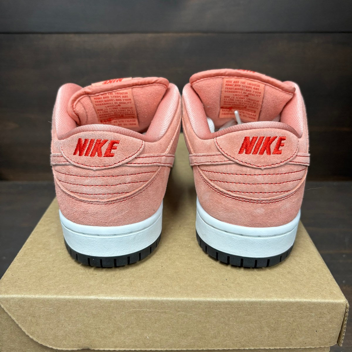 Nike SB Dunk Low Pink Pig Size 8 (Pre-Owned) - Image 5