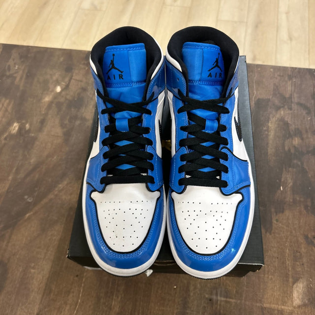 Jordan 1 Mid Signal Blue - Image 2