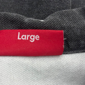 Supreme Printed Stripe Half Zip Sweat Black Size L (Pre-Owned) - Image 4