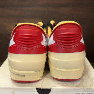 Jordan 2 Retro Low SP Off-White White Red Size 9.5 (Pre-Owned) - aux