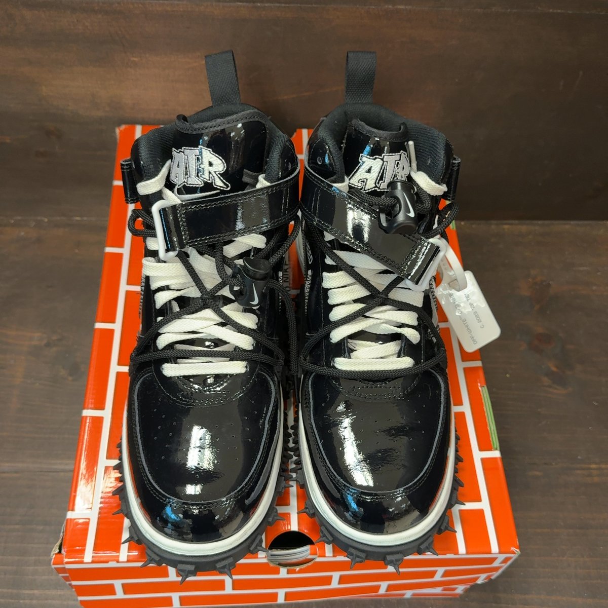 Nike Air Force 1 Mid SP Off-White Sheed Size 10.5 (Pre-Owned) - tag