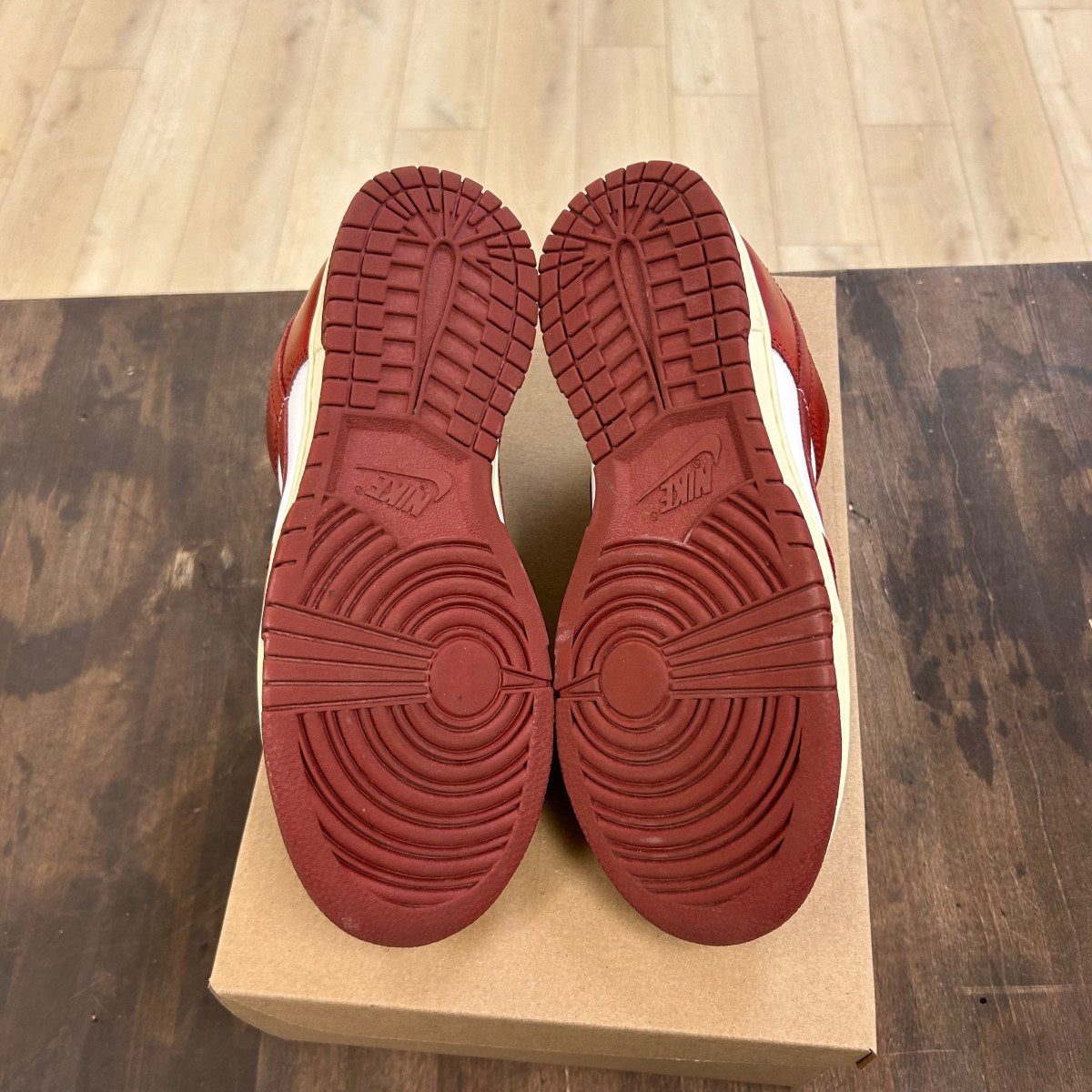 Nike Dunk Low PRM Vintage Team Red (Women's) Size 8.5W (Pre-Owned) - Image 5