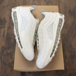 Nike Air Max 97 White Metallic Silver (GS) Size 6.5Y (Pre-Owned) - Image 1