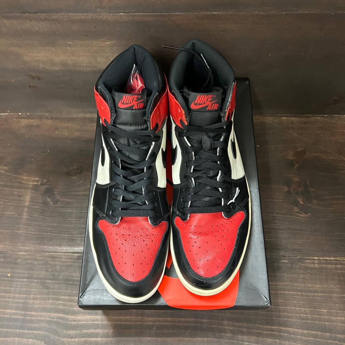 Jordan 1 Retro High Bred Toe Size 13 (Pre-Owned) - Image 3
