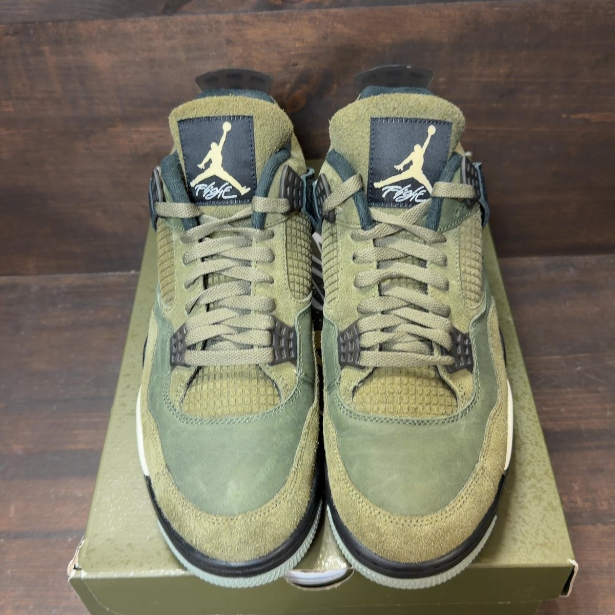 Jordan 4 Retro SE Craft Medium Olive Size 11.5 (Pre-Owned) - tag