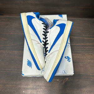 Jordan 1 Retro Low OG SP Fragment x Travis Scott Sail Military Blue - Image 2