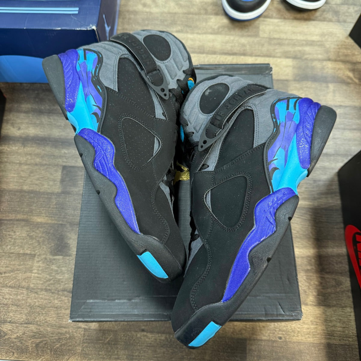 Jordan 8 Retro Aqua (2015) Size 13 (Pre-Owned) - Image 1