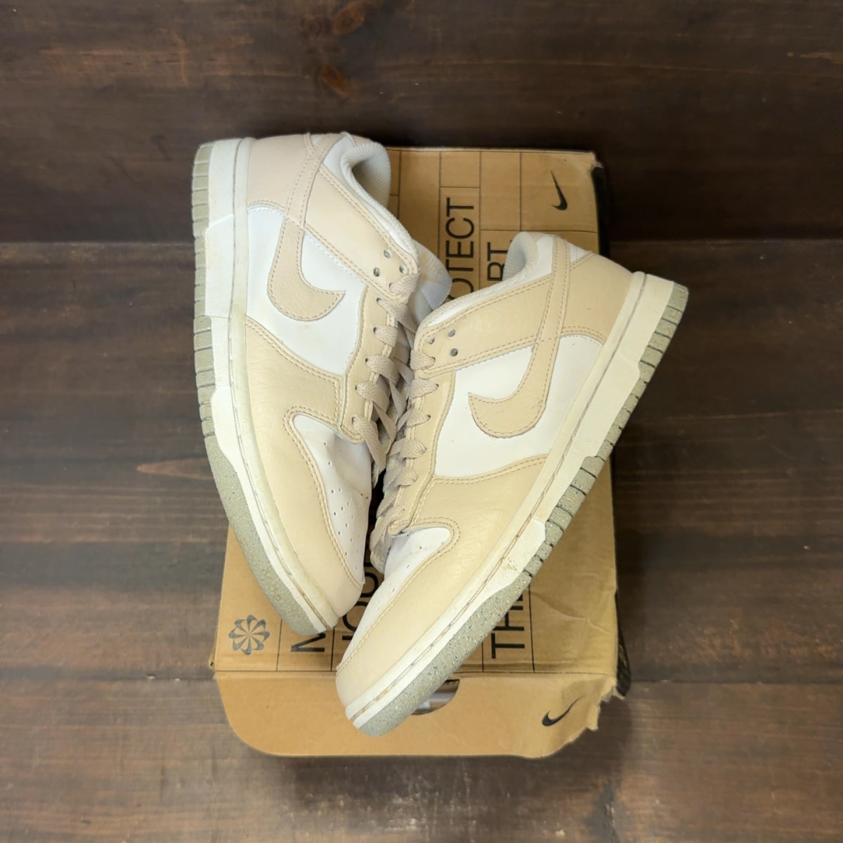 Nike Dunk Low Next Nature White Light Orewood Brown (Women's) - Image 2