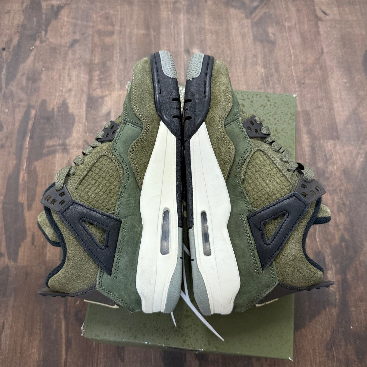 Jordan 4 Retro SE Craft Medium Olive (GS) - Image 4