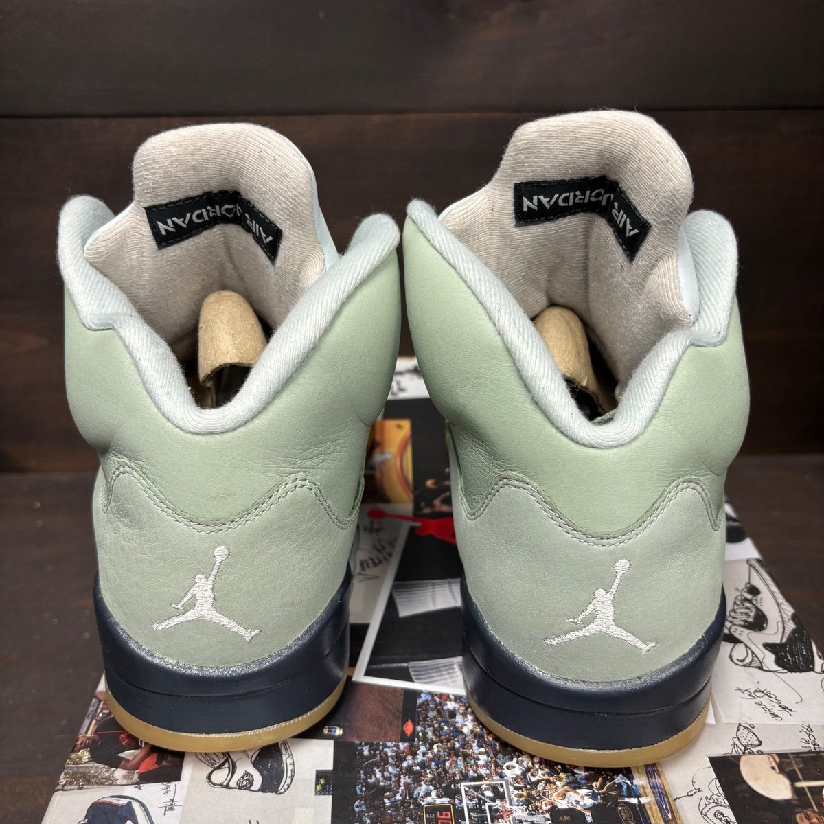 Jordan 5 Retro Jade Horizon Size 9.5 (Pre-Owned) - sole