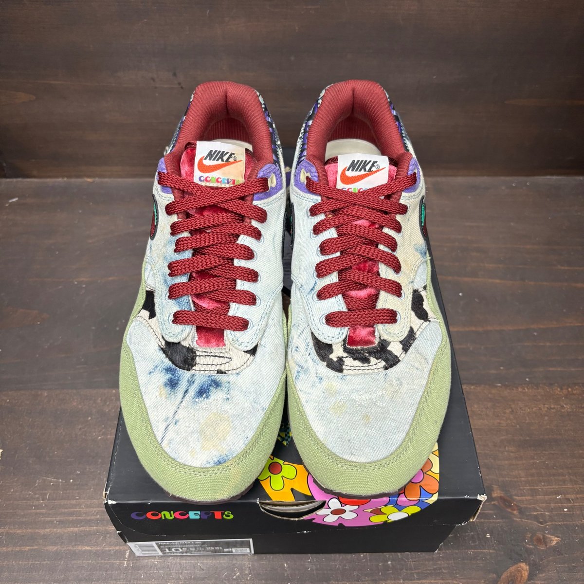 Nike Air Max 1 SP Concepts Mellow Size 10.5 (Pre-Owned) - side