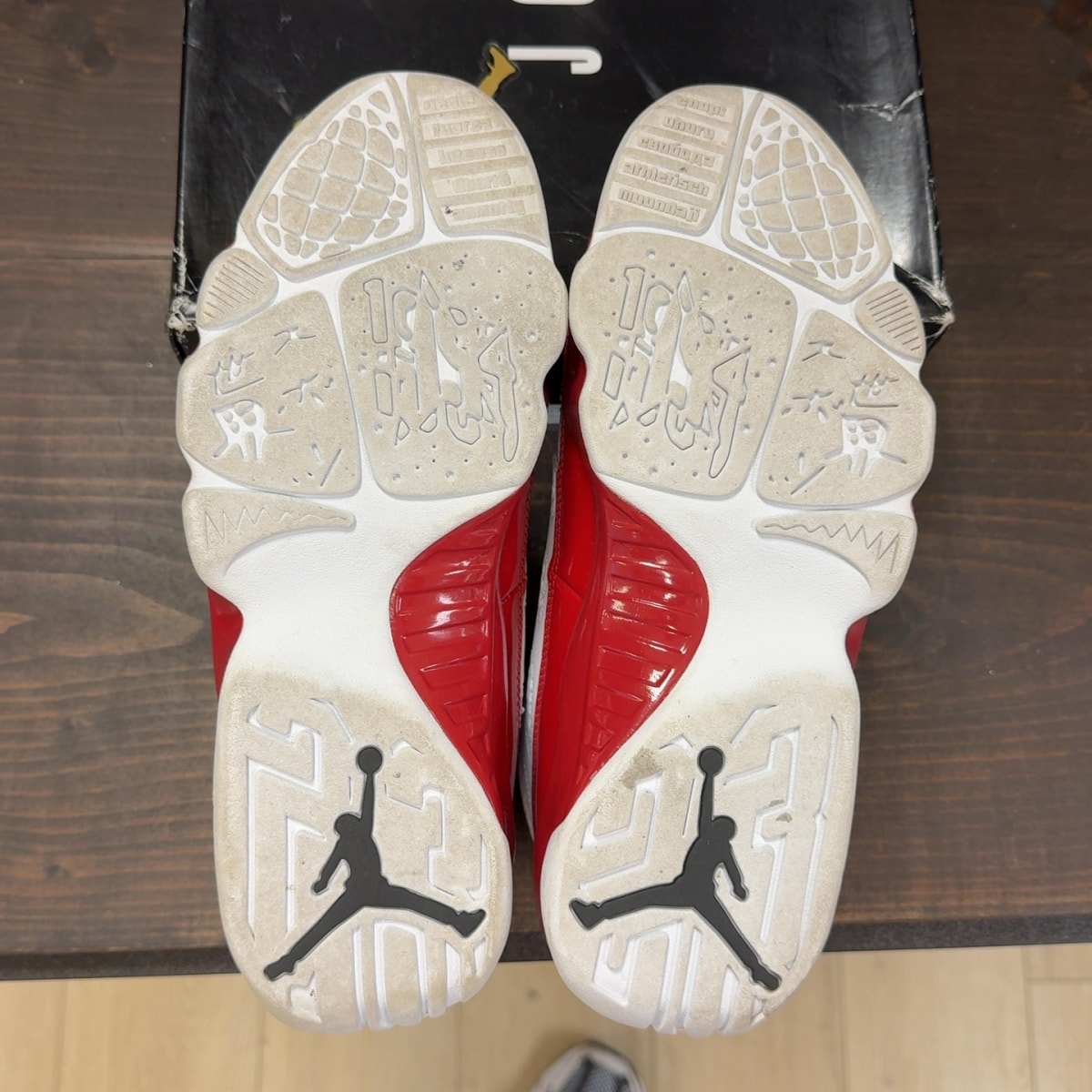Jordan 9 Retro White Gym Red - Image 9