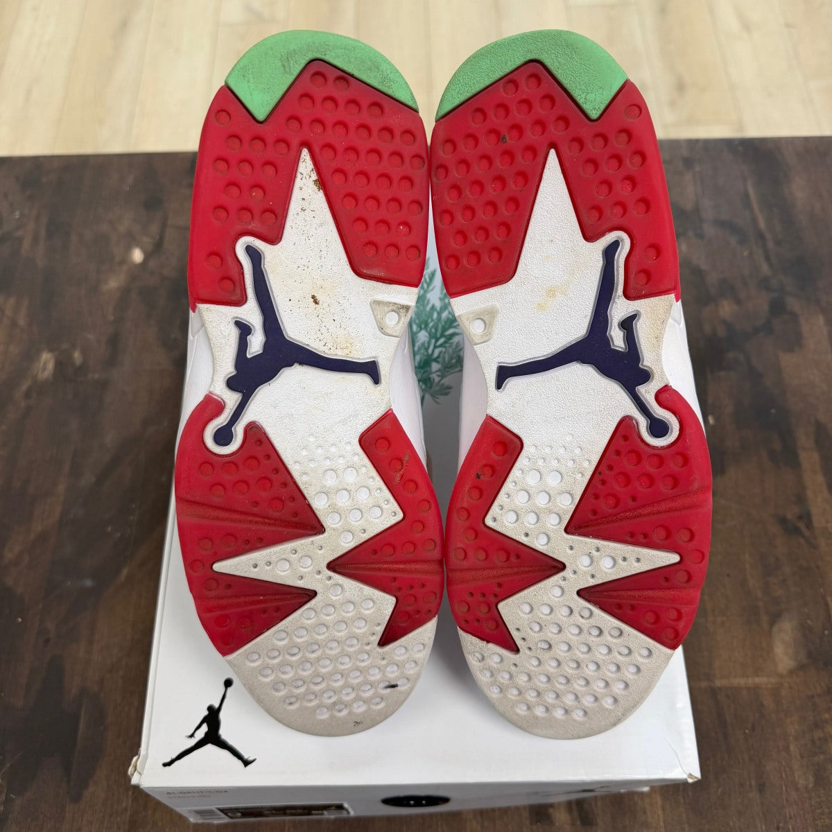 Jordan 6 Retro Hare Size 9 (Moderately Worn Pre-Owned)