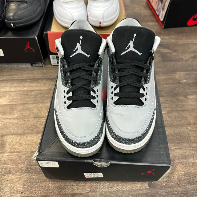 Wolf Grey Jordan 3 Retro (USED, Replacement Box)